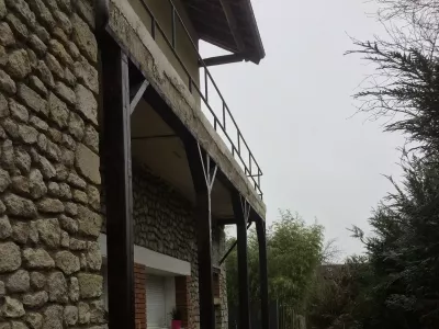 Consolidation d’un balcon et escalier suite sècheresse sur la commune de saint jean de braye
